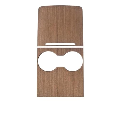 Auto-Mittelkonsolenarmlehne Mittelkonsole Ultra Slim Cover Kit Für Tesla Modell 3 Modell Y 2021 2022 ABS Carbon Faser Muster Mittelkonsole Schutz Ablagefach Mittelkonsole(Raw wood grain) von JSFRBMA