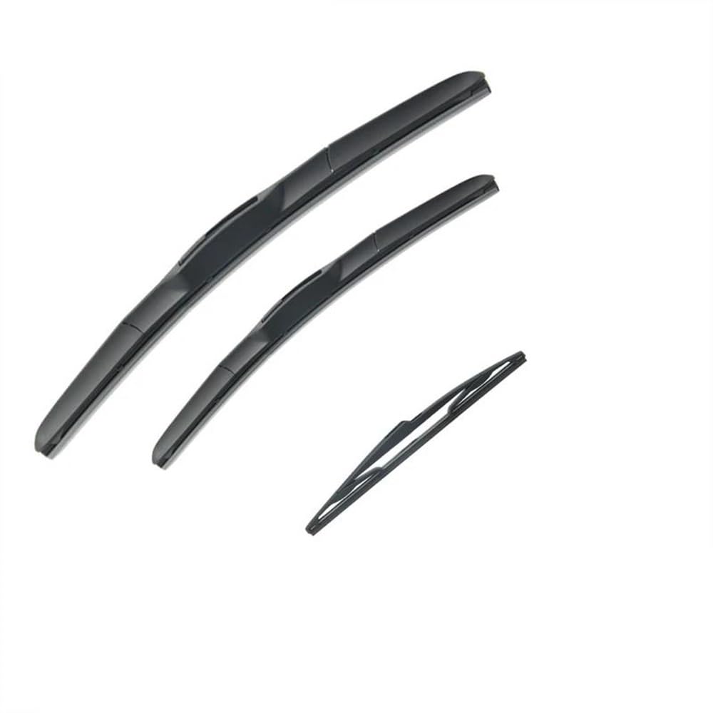 Auto Scheibenwischer Für Peugeot 206 Schrägheck 2001-2006 Wischer Vorne Und Hinten Wischerblätter Set Kit Windschutzscheibe Windschutz Fenster 26"16"14" Ersatzwischblätter(LHD) von JSFRBMA