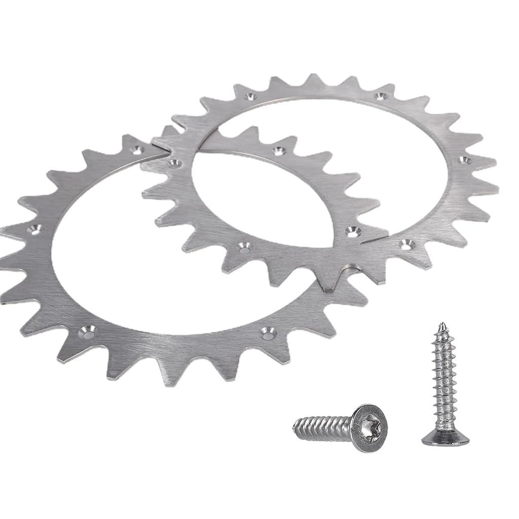 2 x 205 mm Rasenmäher Traktionsräder mit Gleitnägeln verbessern die Griffigkeit und verhindern ein Verrutschen für Rasenmäher von JSGHGDF