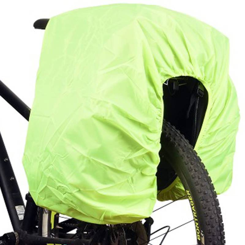 JSHAHA 100L Regenschutz für Fahrradtasche Regenhülle für Regenüberzug Rahrradkorb Fahrradtasche Gepäckträger wasserdichte Neongelb von JSHAHA