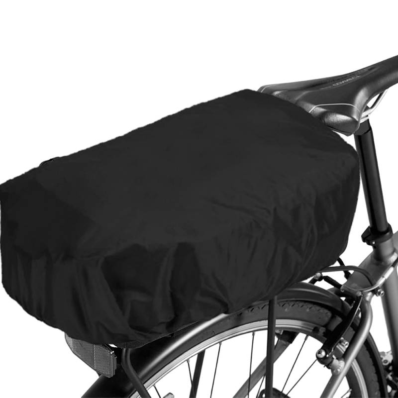 JSHAHA Regenhülle für Regenüberzug Rahrradkorb Fahrradtasche Gepäckträger 5L- 20L wasserdichte Schwarz von JSHAHA