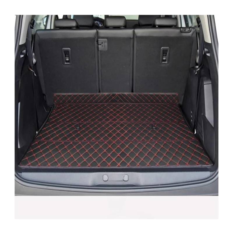 Kofferraummattes Zubehör Für Peugeot Für 5008 2017-2024 Auto Cargo Liner Pad Liner Auto Boot Schutz Innen Auto Kofferraum Matte von JSRVQKMS