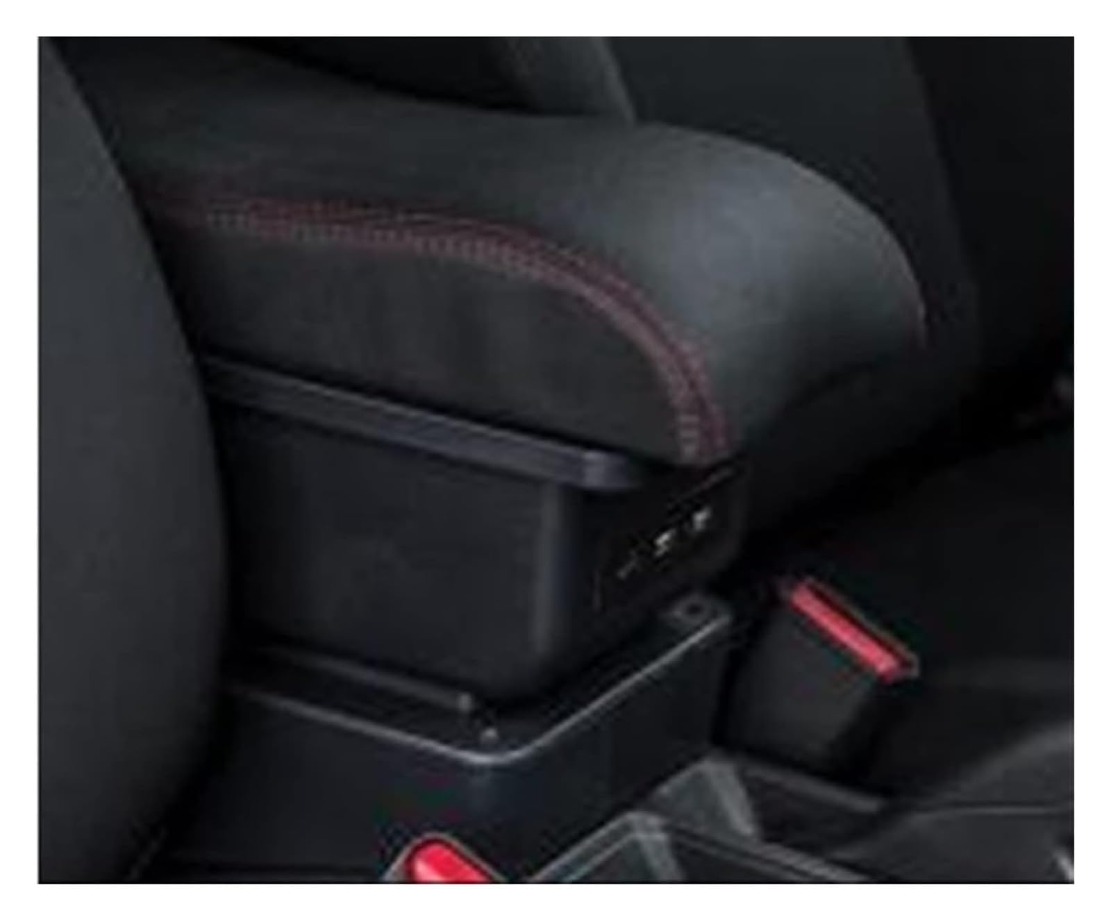 Mittelkonsole Aufbewahrungs Box Für Suzuki Für IGNIS 2002-2011 Auto Zubehör Mittelkonsole Handlauf Fall Mit USB Einstellbare Armlehne Box Lagerung Fach Car Center von JSRVQKMS