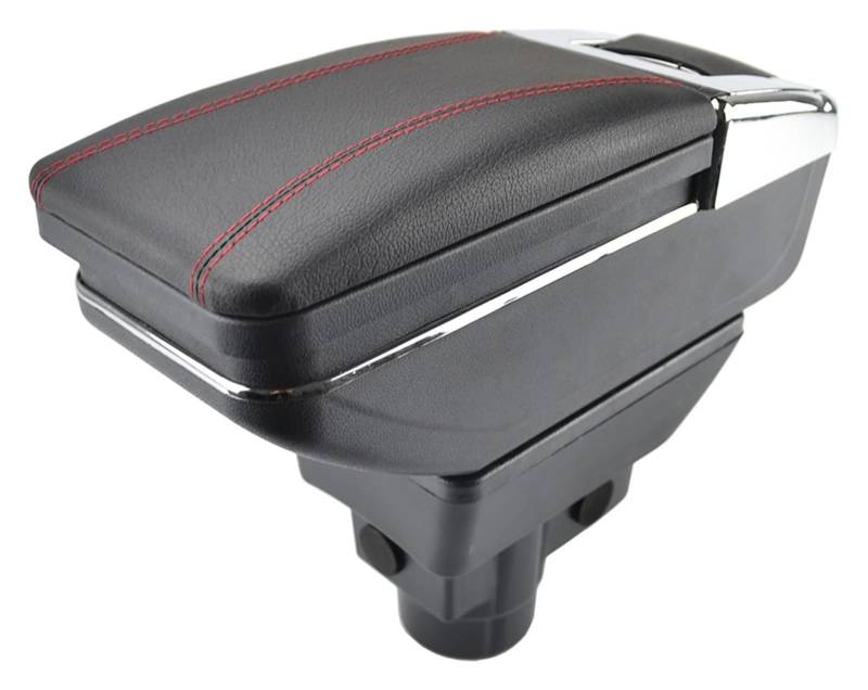 Mittelkonsole Aufbewahrungs box Für Opel Für Vauxhall Für Corsa 2006-2014 Autozubehör Drehbare Armlehnenbox Multifunktions-Handlaufkoffer-Ablagefach von JSRVQKMS