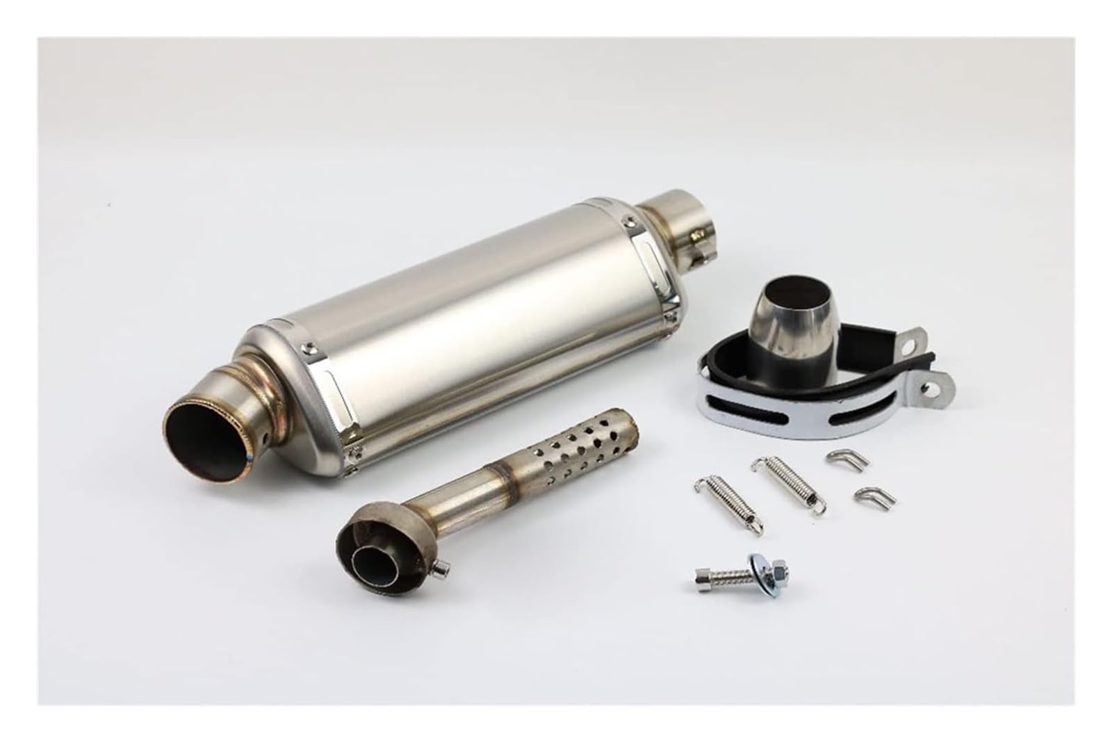 Schalldämpfer Auspuffrohr Für Universal 38 MM-51 MM Motorrad Schalldämpfer Rohr ATV Pit Dirt Motorrad 100 Cc-100 0 Cc Roller Schalldämpfer Auspuffrohr(2q) von JSRVQKMS