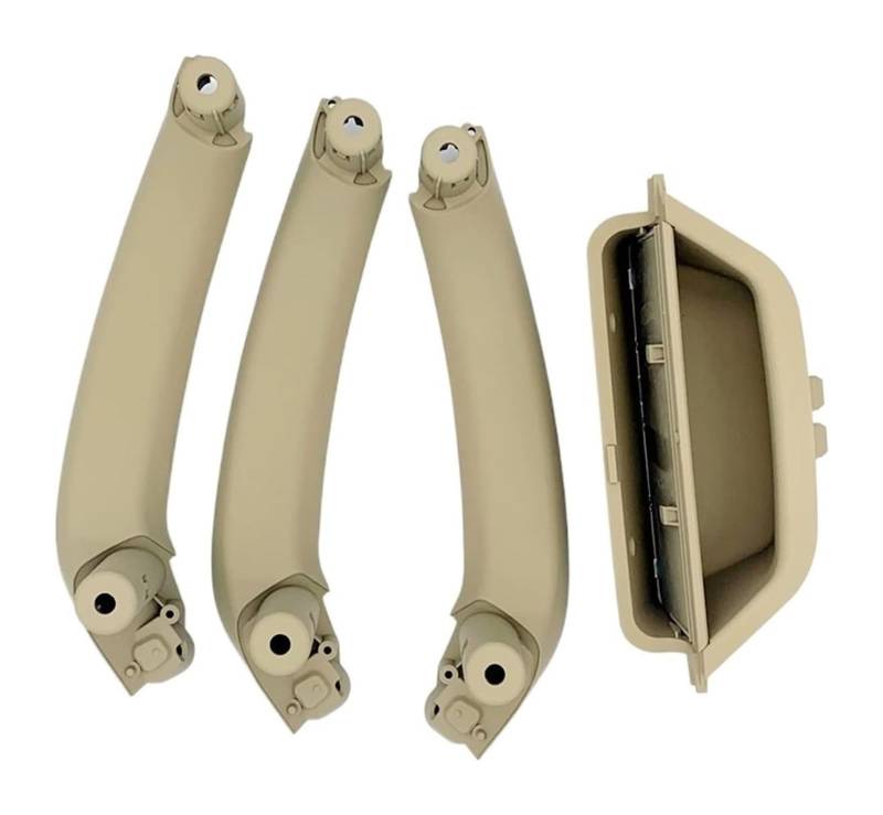 Türgriffs Aufbewahrungsbox Für B&MW X3 X4 F25 F26 2010–2017 LHD RHD Auto Links Vorne Innentürgriff Panel Pull Trim Cover Zubehör(RHD 4pcs Set Beige) von JSRVQKMS