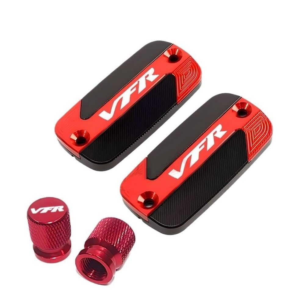 Remsflüssigkeitsbehälter Kappe Für VFR 800 VFR800 VFR800X VFR800F Crosstoure Motorrad CNC Vorderradbremsflüssigkeitsbehälter Ölbecherdeckel Hauptzylinderabdeckung von JSTVCUI