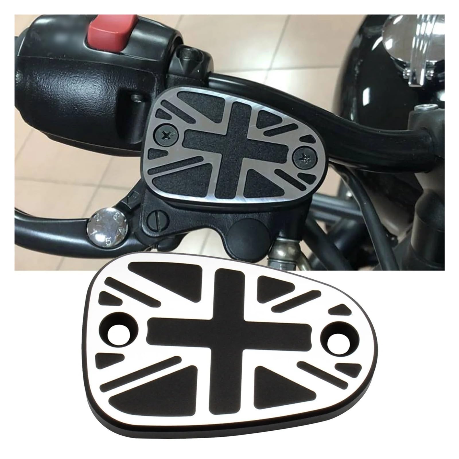 Remsflüssigkeitsbehälter Kappe Motorrad Bremszylinder Reservoir Abdeckung Öl Flüssigkeit Kappe Für Tr&iumph Bonneville T100/T120/T120 Schwarz 2016 +/thruxton 1200 2016 + von JSTVCUI