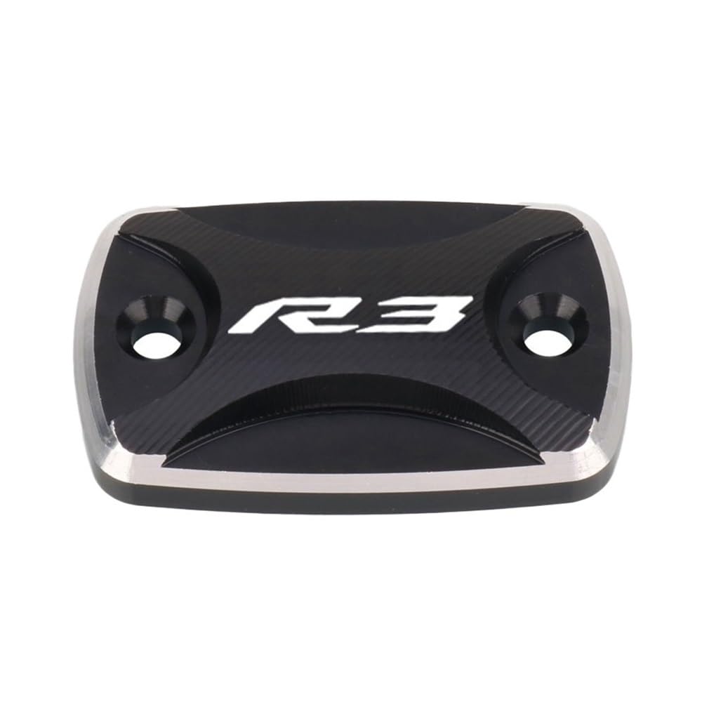 Remsflüssigkeitsbehälter Kappe Motorrad CNC Front Brems Flüssigkeit Reservoir Öl Tasse Kappe Master Zylinder Abdeckung Für Ya&maha YZF-R3 YZFR-25 YZFR3 YZFR25 von JSTVCUI