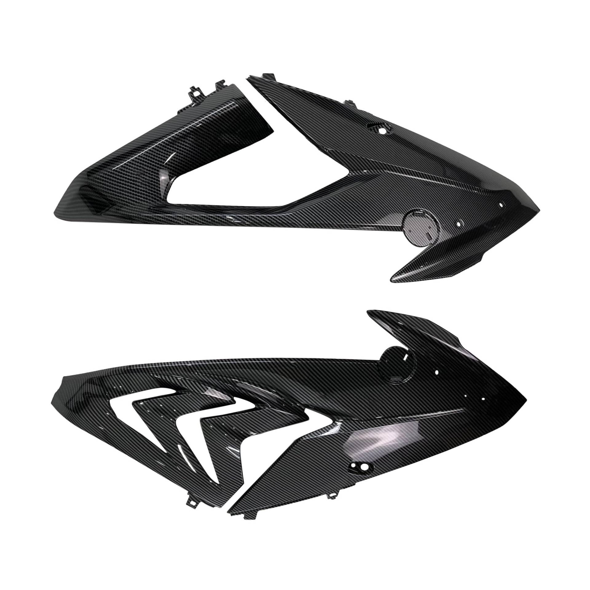 Verkleidungsabweiser Motorrad Für S1000RR S 1000RR 2015 2016 2017 2018 Motorrad Schwarz Carbon Fiber Painted Vorderseite Panel Abdeckung Verkleidung Cowling Platte von JSTVCUI