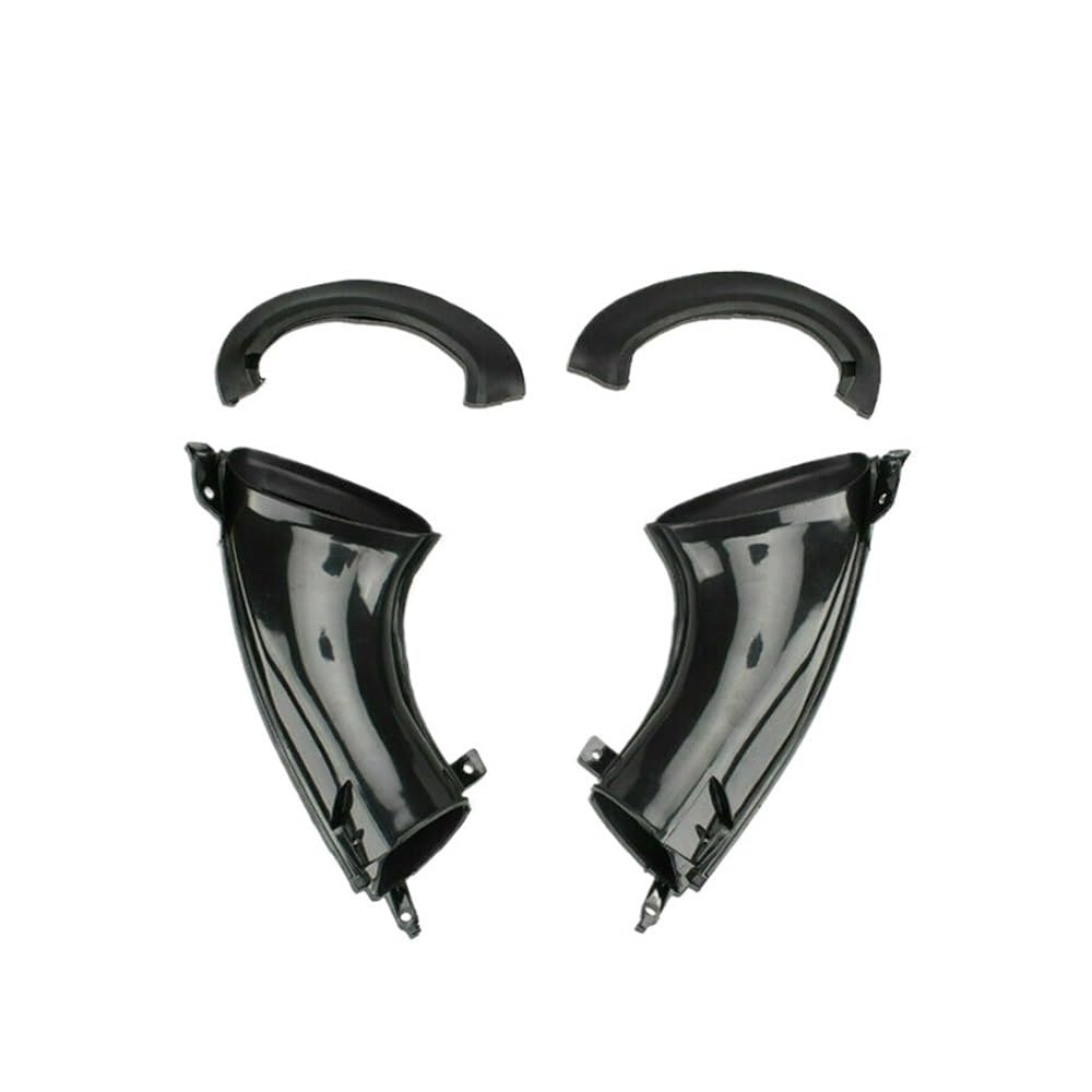 Verkleidungsabweiser Motorrad Motorrad 4PCS Glanz Schwarz Look Lufteinlassrohr Colw Gugel Kanal Abdeckung Verkleidung Für Ya&maha YZF1000 YZF R1 YZFR1 2007 2008 von JSTVCUI