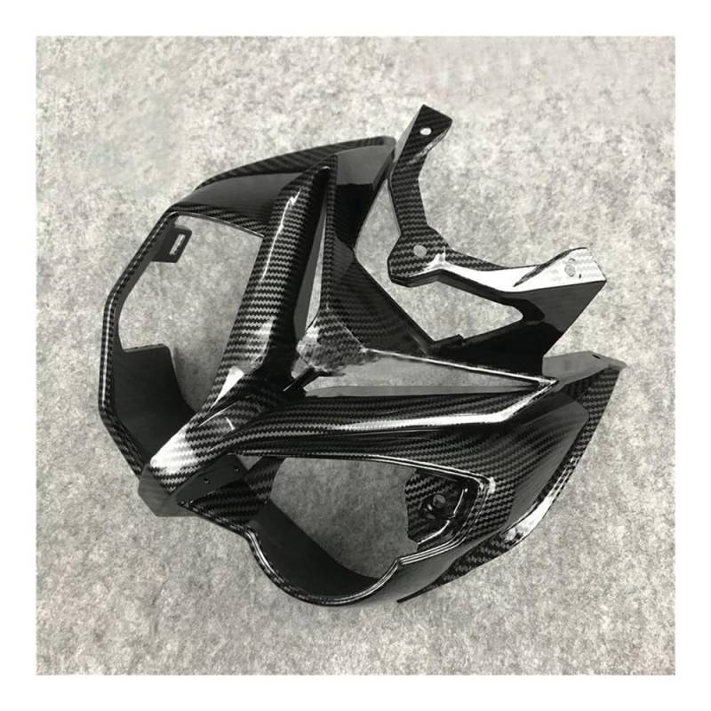 Verkleidungsabweiser Motorrad Motorrad Scheinwerfer Abdeckung Fall Shell Oberen Nase Gugel Panel Surround Verkleidung Cabon Faser Für S1000R S1000 R 2014-2020 von JSTVCUI