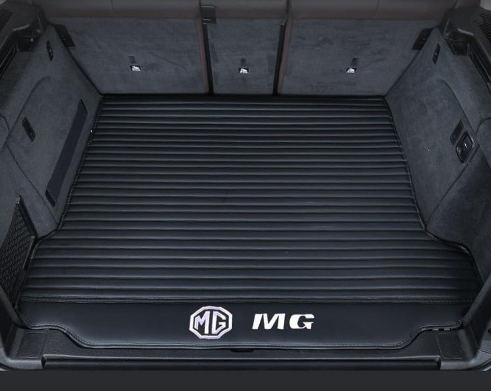 Kofferraum Schutzmatte Für MG 3 MG3 (The backrest is integrated) 2010-2017 2018, Auto Abdeckung Pad Fracht Innen Zubehör Auto Kofferraummatte,D/Blackstyle von JSYJCF
