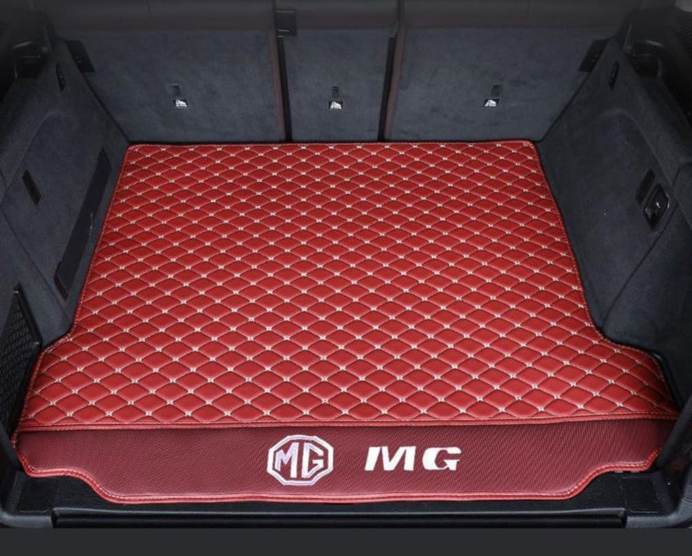 Kofferraum Schutzmatte Für MG ONE MGONE 2022 2023 2024, Auto Abdeckung Pad Fracht Innen Zubehör Auto Kofferraummatte, WineRed von JSYJCF