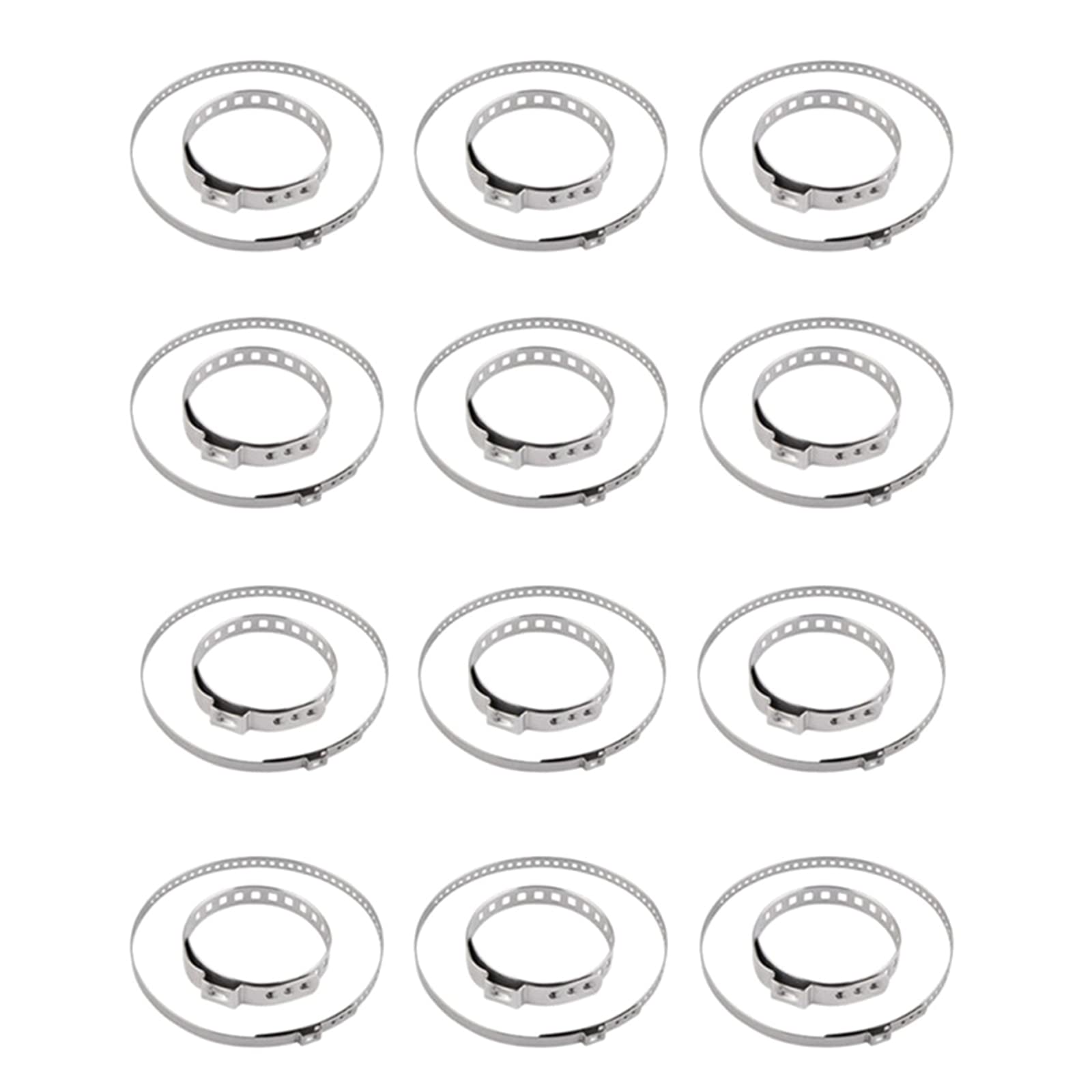 JSZDFSV Edelstahl-Crimpklemme, Antriebswellenklemme, 31–41 mm, 70–127 mm, verstellbar von JSZDFSV