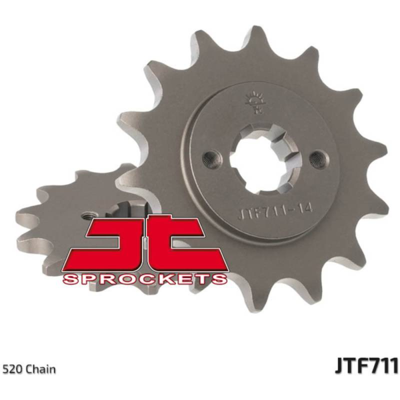 Jt sprockets standard stahlritzel vorne 711 - 520 für cagiva alettaoro125, blues125, cruiser125 jtf711.14 von JT SPROCKETS