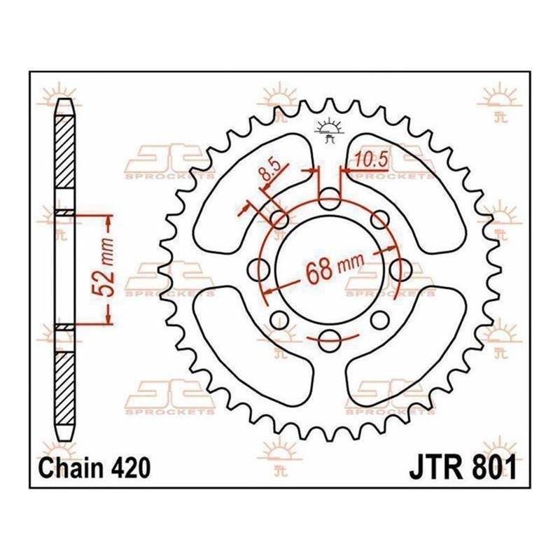 JT Kettenrad 32T 420 JTR801.32 von JT Sprockets