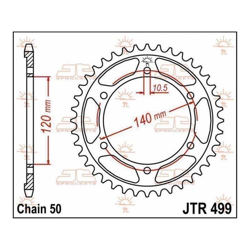 JT Kettenrad 38T 530 JTR499.38 von JT Sprockets