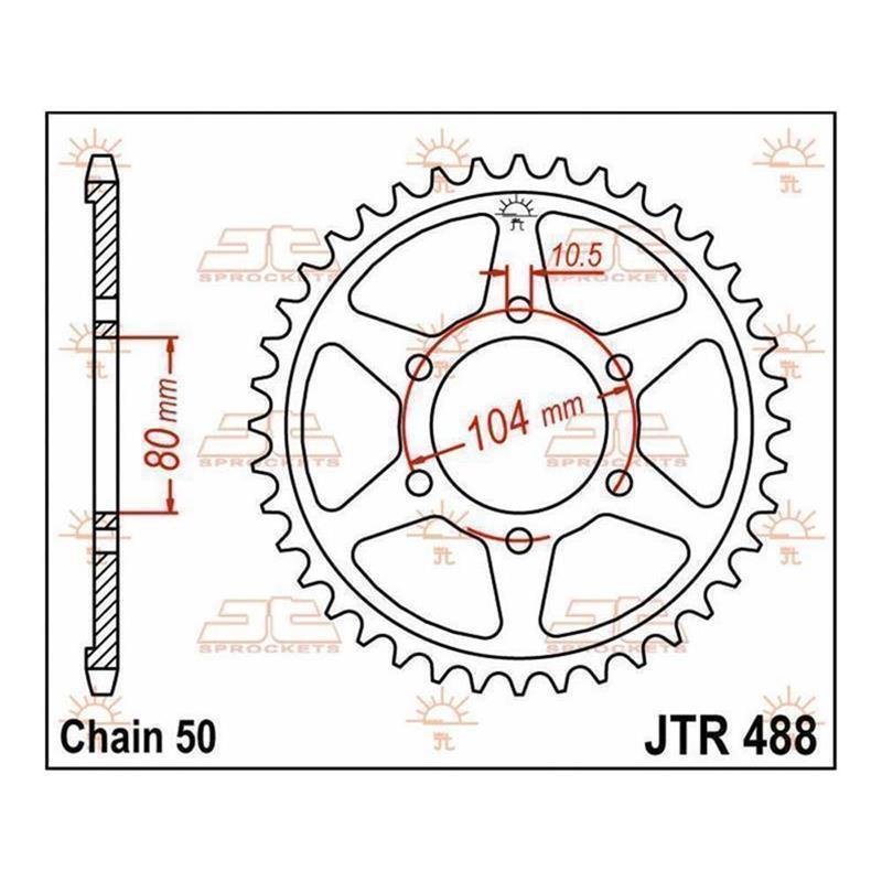 JT Kettenrad 41T 530 JTR488.41 von JT Sprockets