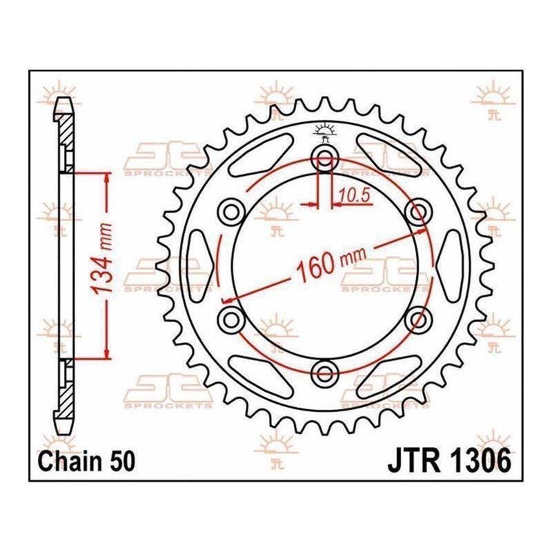 JT Kettenrad 43T JTR1306.43 von JT Sprockets