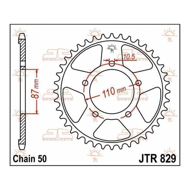 JT Kettenrad 45T 530 JTR829.45 von JT Sprockets