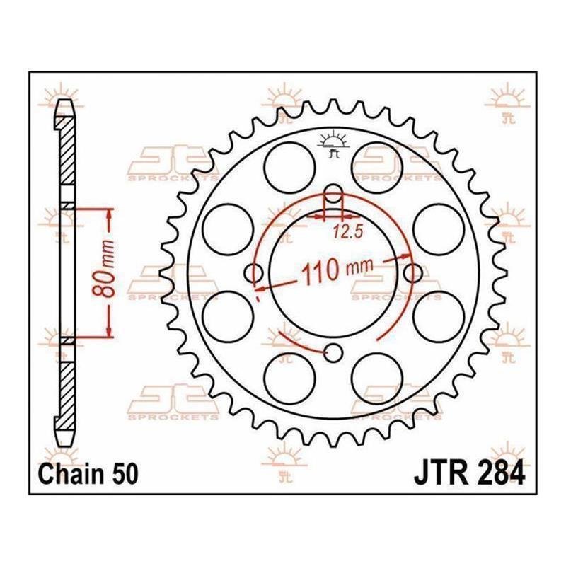 JT Kettenrad 48T JTR284.48 von JT Sprockets