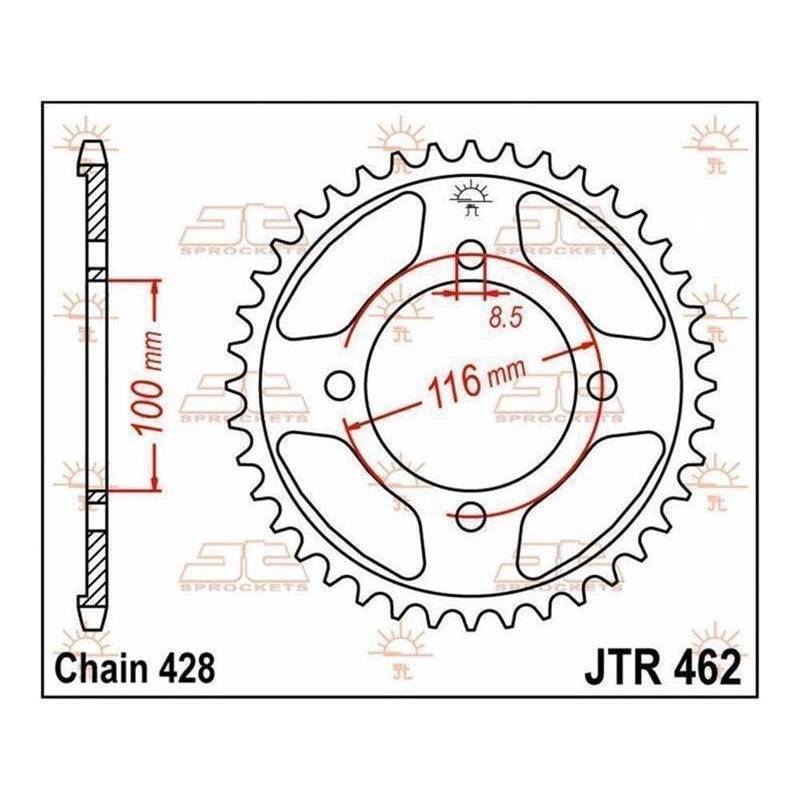 JT Kettenrad 54T JTR462.54 von JT Sprockets