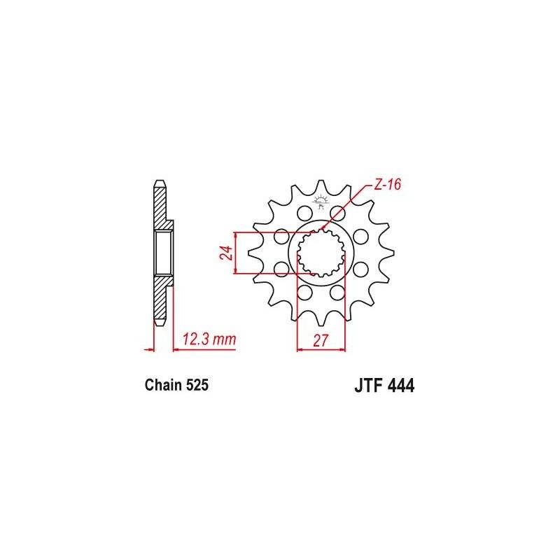 JT Ritzel 17T JTF444.17 von JT Sprockets