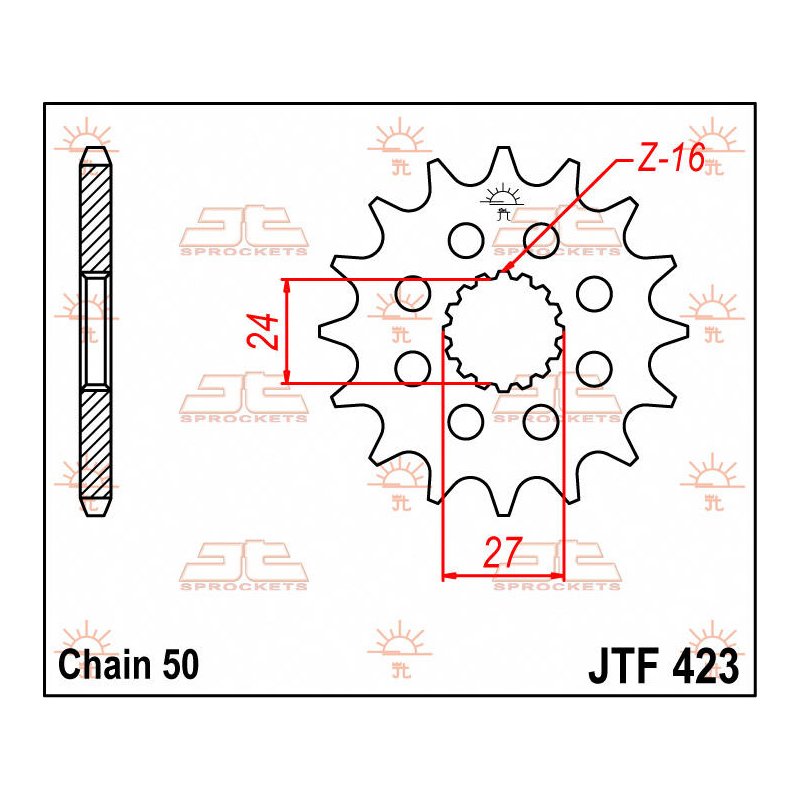 JT Ritzel 18T 530 JTF423.18 von JT Sprockets