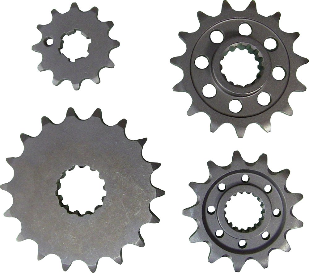 JT Sprockets JTF1322.15 15T Stahl-Kettenrad vorne, schwarz, 15 Zähne von JT Sprockets