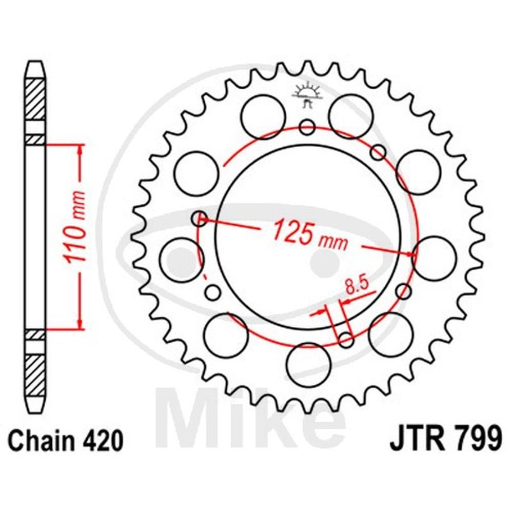 Krone JT 799 Z50 von JT Sprockets