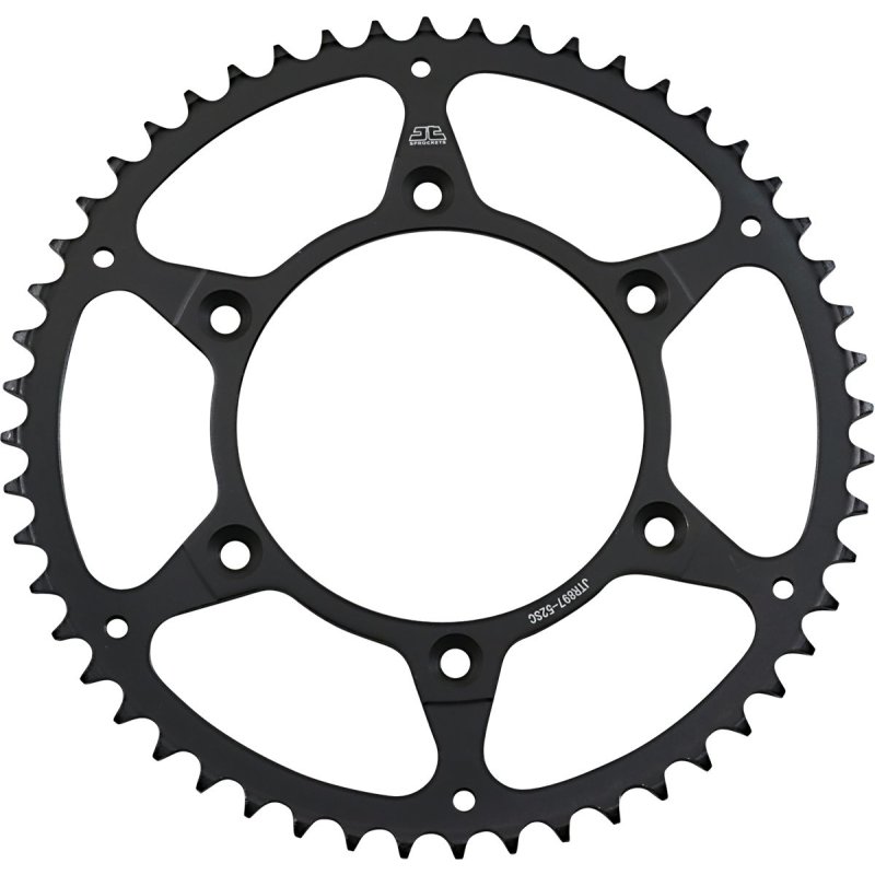 Kettenrad Stahl schwarz 52 Zähne von JT Sprockets