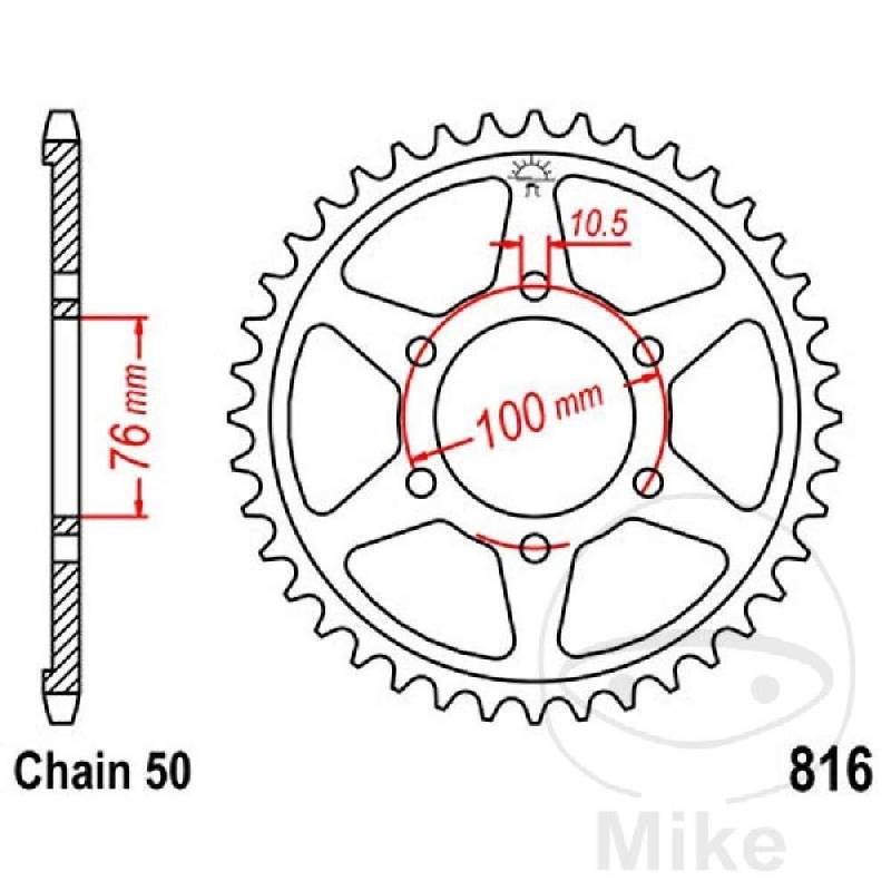 KERA 39Z TEIL 530 SI von JT Sprockets