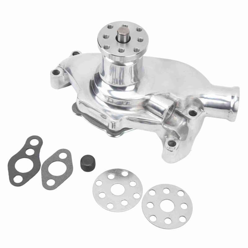 Aluminium-Kurzwasserpumpe, Großes Volumen und Großer Wasserdurchfluss für V8 283–350 1955–1985, Passend für mit 350 V8-Motoren 1969–70, Leichte Nutzfahrzeuge mit 350 V8-Motoren von JTLB