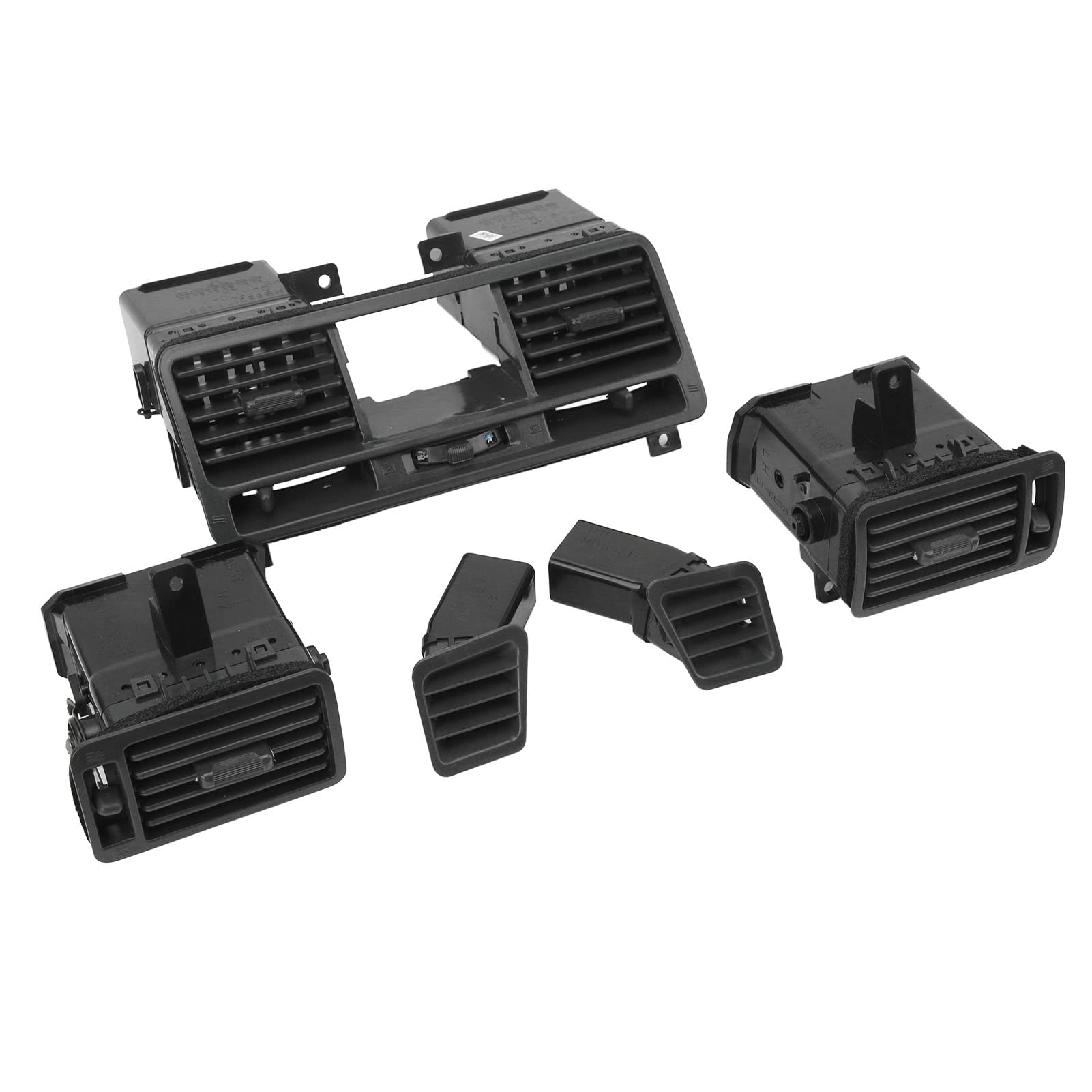 JTLB Armaturenbrett-Luftauslass-Entlüftungs-Set, AC-Entlüftungsgitter, Ersatz für Pajero Montero mit OE-Nummern MB775266, MB775268, MB775271, MR308038, Passend für Pajero Montero von JTLB