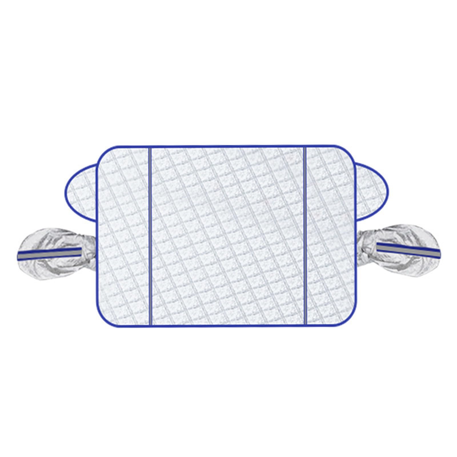 JTQYFI Auto Windschutzscheibe Schnee Abdeckung Magnetische Kante Auto Sonnenschutz Schnee Schutz Abdeckung Mit Seite Spiegel Abdeckung Für Auto SUV von JTQYFI