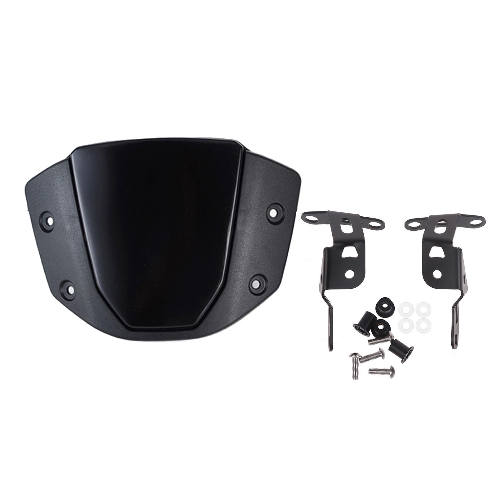 JTQYFI Verstellbarer Clip On Windschutzscheiben Verlängerungsspoiler Passend CB650R 2019–2021 CB1000R 2018–2021 von JTQYFI