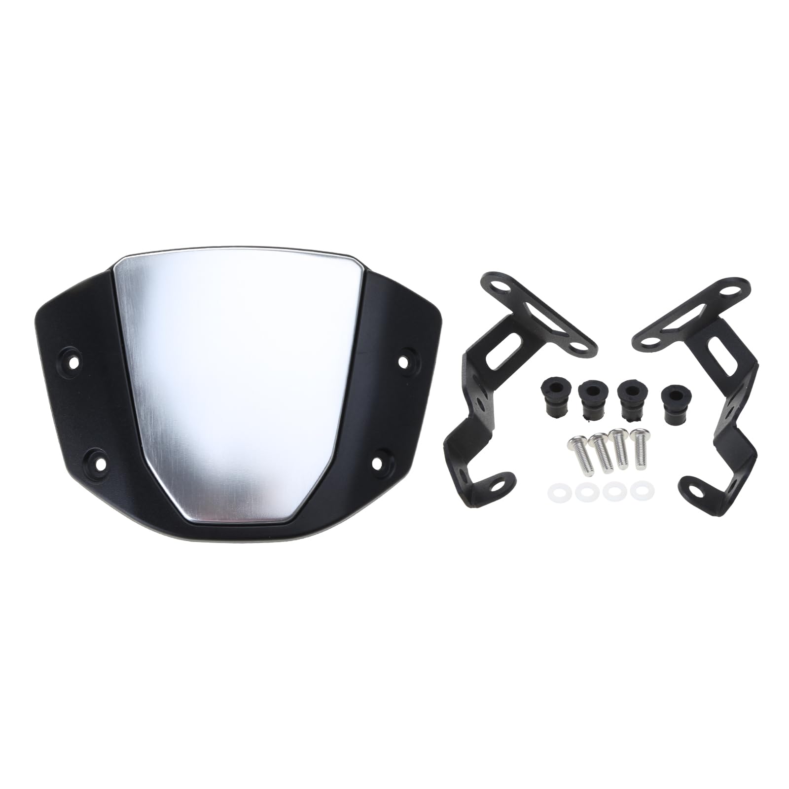 JTQYFI Verstellbarer Clip On Windschutzscheiben Verlängerungsspoiler Passend CB650R 2019–2021 CB1000R 2018–2021 von JTQYFI