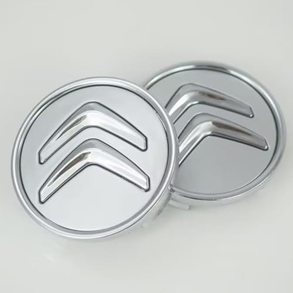 4 Stück Auto Radnabenkappen für Citroen C4 II Picasso 60mm,Nabendeckel Felgendeckel Felgenkappen Radnabenabdeckung Wheel Caps Nabenkappen Zubehör von JTSLSWKQ