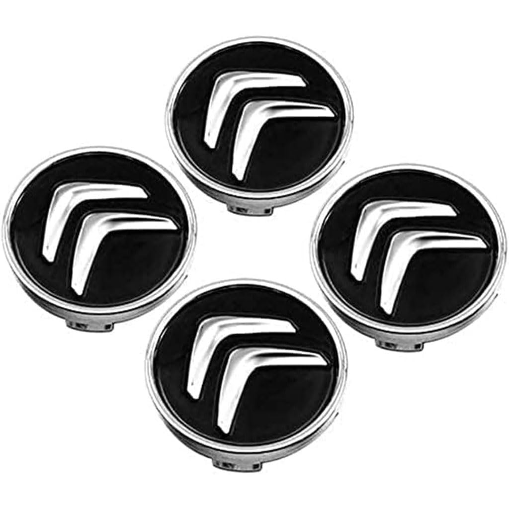 4 Stück Auto Radnabenkappen für Citroen DS3 2009-2014 60MM,Nabendeckel Felgendeckel Felgenkappen Radnabenabdeckung Wheel Caps Nabenkappen Zubehör von JTSLSWKQ