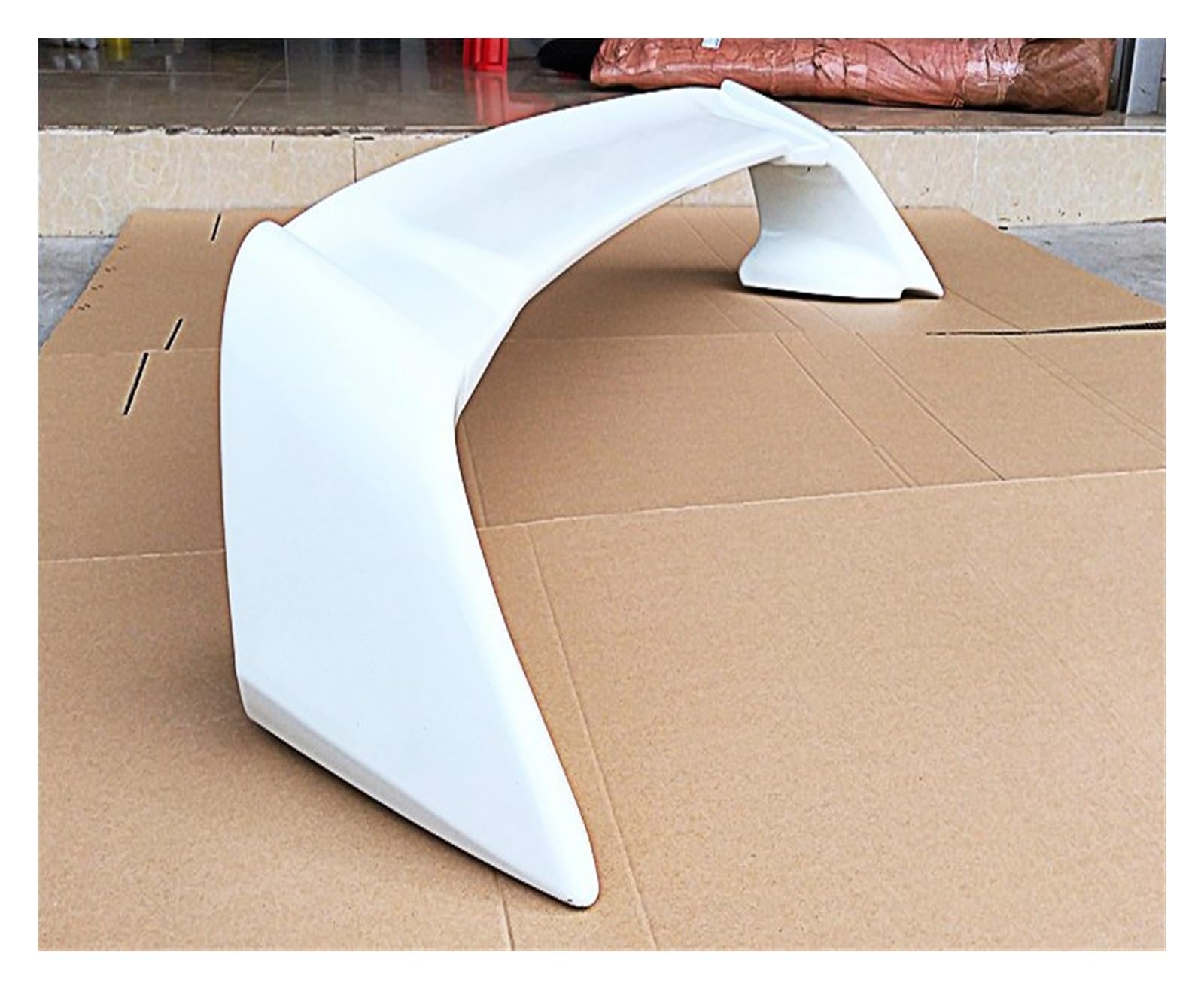 Auto Heckspoiler Für City 2009-2017 4-Türer Saden Spoiler Heckspoiler Heckspoiler Kofferraumabdeckung Zubehör Auto Heckspoiler Flügellippe(White) von JTWMEU