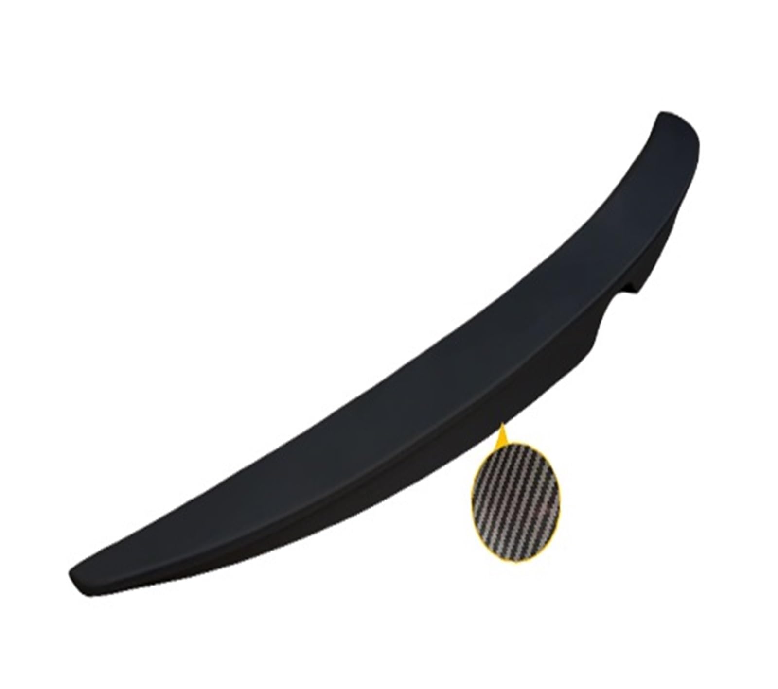 Auto Heckspoiler Für Toyota Für Corolla 2014 2015 2016 Auto Hinten Trunk Lip Spoiler Schwanz Flügel Auto Heckspoiler Flügellippe(Trunk Carbon Look) von JTWMEU