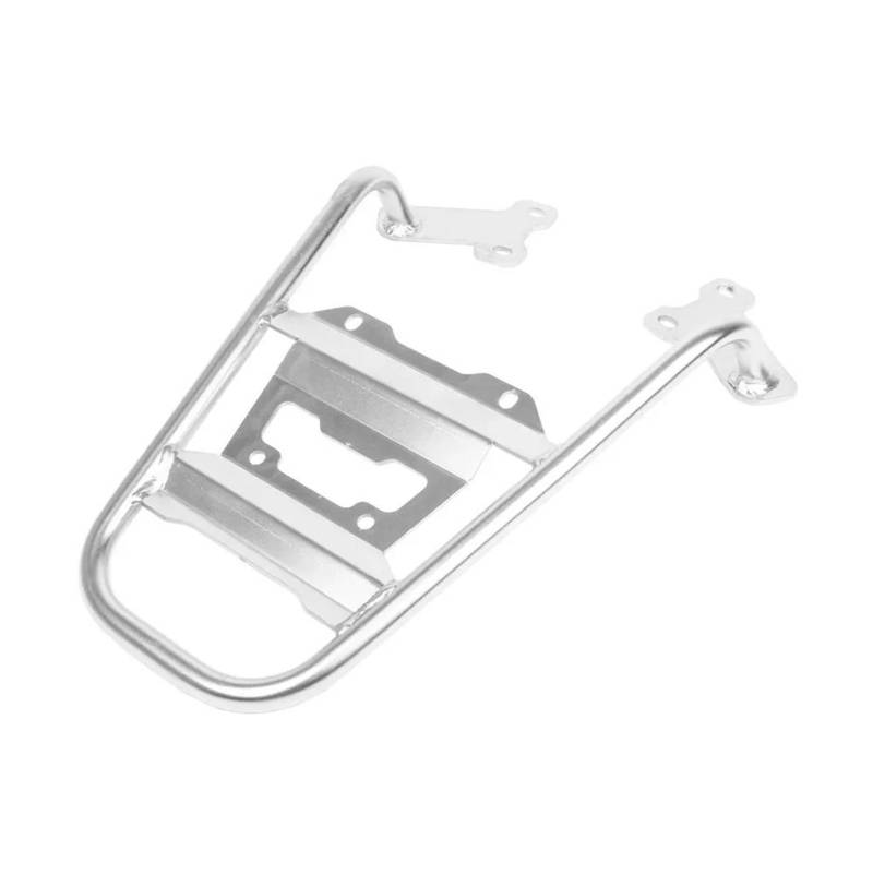 Motorrad Gepäckträger Koffertaschen Gepäckträger Für NX400 NX 400 2023-2024 Motorrad Heckbox Satteltasche Satteltasche Edelstahlhalterung Motorradgepäckträger Hinten(Silver Rack) von JTWMEU