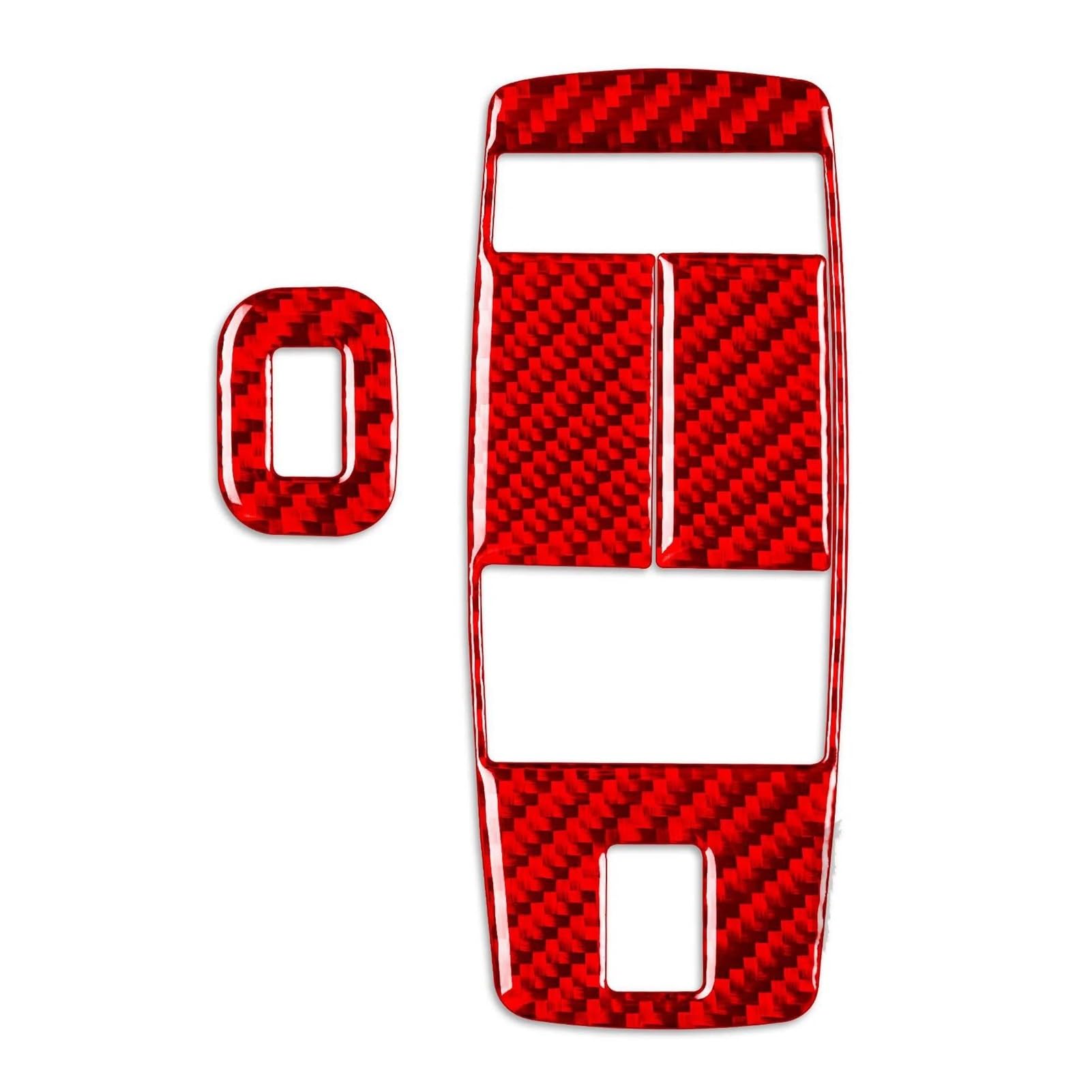 Schalttafelabdeckung Trims Für Benz B Klasse W245 2005-2011 Carbon Faser Aufkleber Zentrale Steuerung Getriebe Box Shift Abdeckung Schalttafel Abdeckungen Aufkleber(Reading Button) von JTWMEU