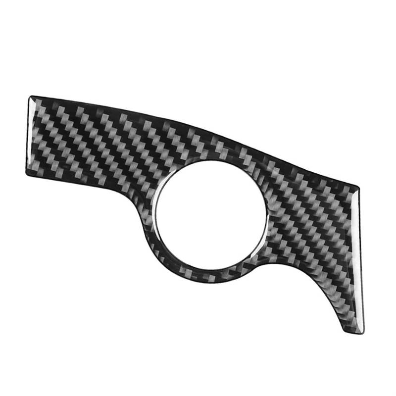 Schalttafelabdeckung Trims Für Kia Für Forte Für Cerato K3 2019-2023 LHD Carbon Fiber Auto Motor Start Stop Taste Panel Abdeckung Dekoration Aufkleber Schalttafel Abdeckungen Aufkleber(Schwarz) von JTWMEU