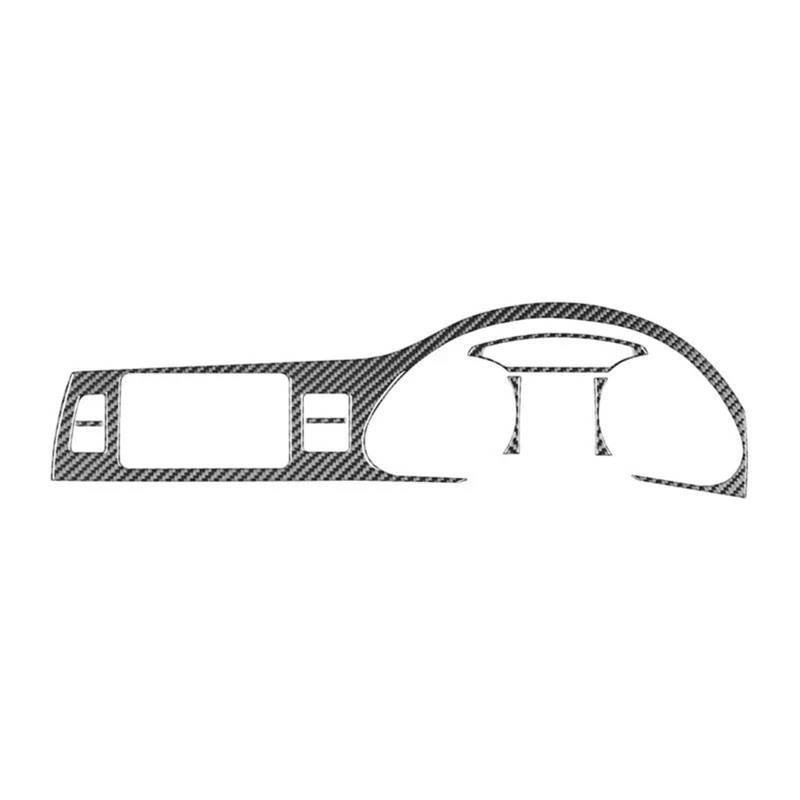 Schalttafelabdeckung Trims Für Q7 2007-2015 Carbon Fiber Innenausstattung Auto Zentrale Steuerung Instrumententafel Dekoration Aufkleber Abdeckung Zierrahmen Schalttafel Abdeckungen Aufkleber(For Righ von JTWMEU