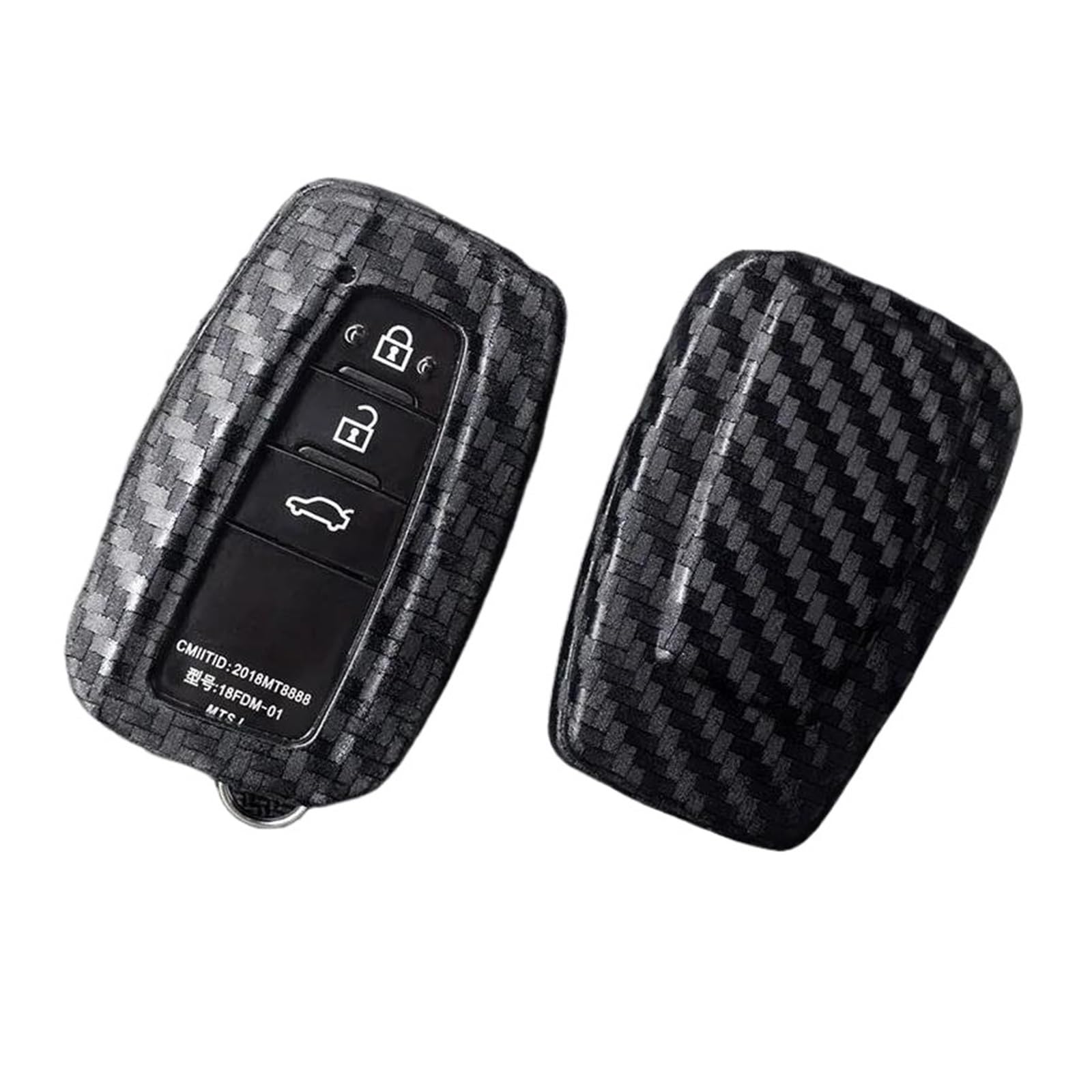 Schlüsselbox Cover Für Toyota Für Corolla Für Camry Für Prius Für Prado Für Rav4 Für C Für HR 2018 Auto Smart Key Fob 3 Fernbedienungen Abdeckung Fall Schlüsselhülle Cover von JTWMEU