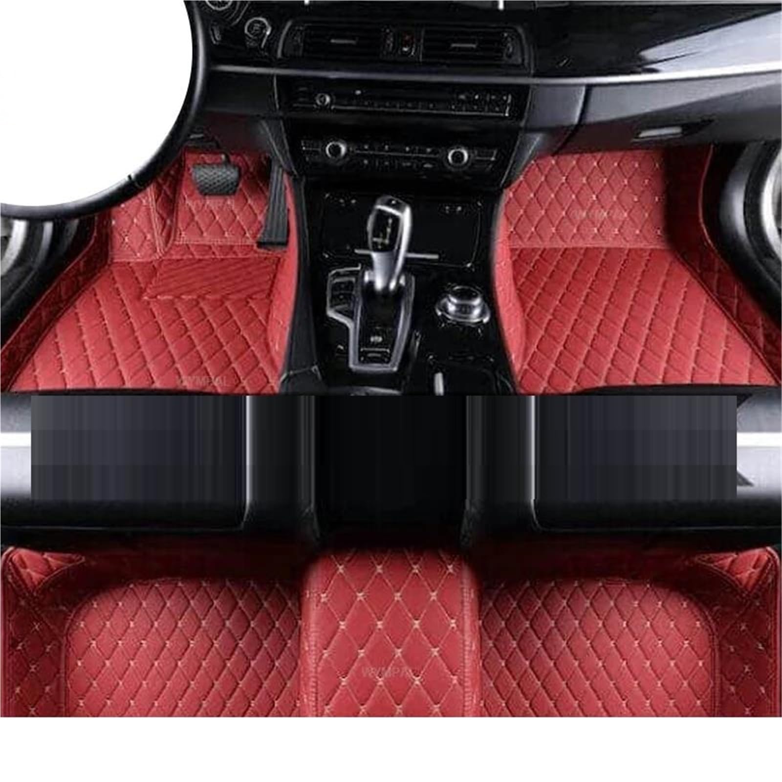 Leder-Autofußmatten Für Land Rover, Für Range Rover, Für Evoque 2012–2015, Teppiche, Polster, Innenausstattungsteile, Zubehör, LHD(Style10) von JTWMTY