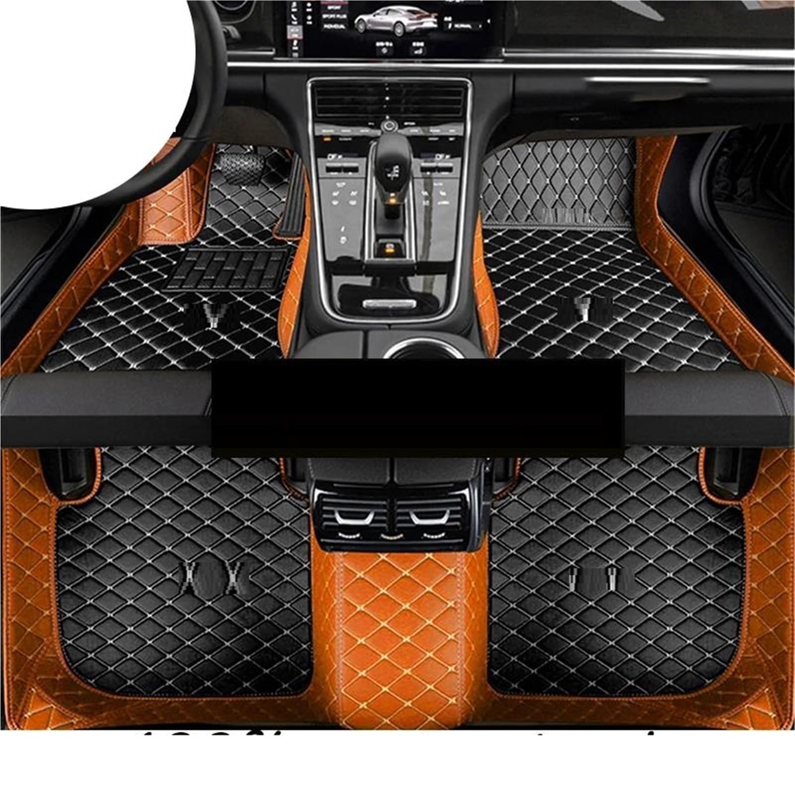 Leder-Autofußmatten Für Land Rover, Für Range Rover, Für Evoque 2012–2015, Teppiche, Polster, Innenausstattungsteile, Zubehör, LHD(Style17) von JTWMTY