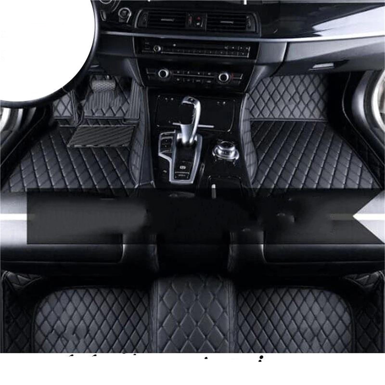 Leder-Autofußmatten Für Land-Rover, Für Range-Rover, Für Evoque 2012–2015, Teppiche, Polster, Teile, Zubehör, RHD(Style1) von JTWMTY